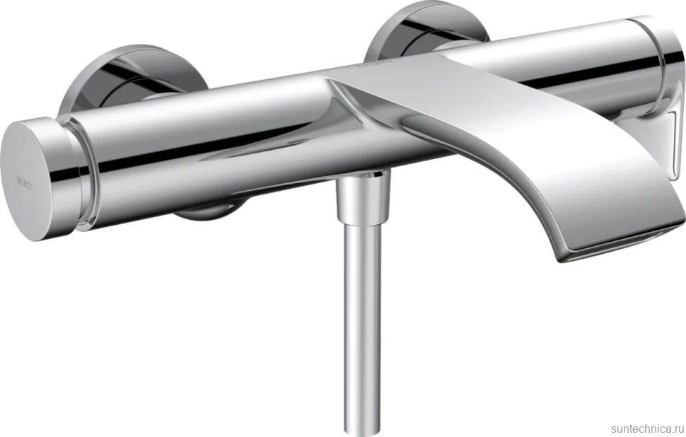 Смеситель для ванны с душем Hansgrohe Vivenis 75420000 + Душевой гарнитур Hansgrohe Pulsify Relaxation 105 3jet 24170000 хром