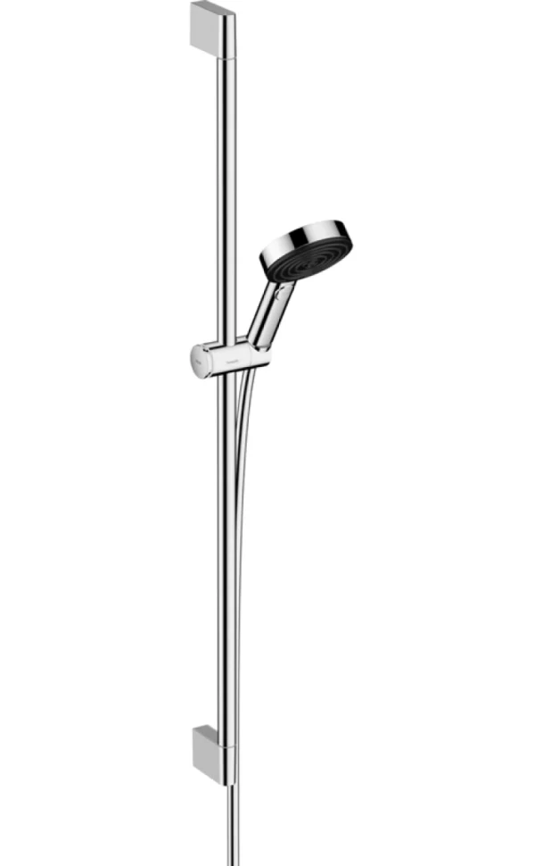 Смеситель для ванны с душем Hansgrohe Vivenis 75420000 + Душевой гарнитур Hansgrohe Pulsify Relaxation 105 3jet 24170000 хром