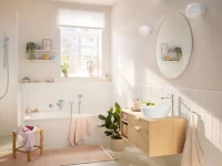 Смеситель для раковины Hansgrohe Rebris S 72580000 с донным клапаном, хром