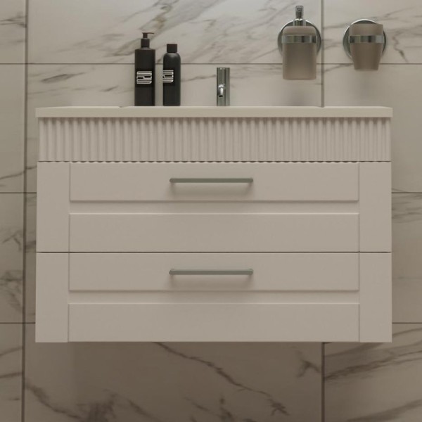 Тумба с раковиной Sanvit Турин 2 80, белая