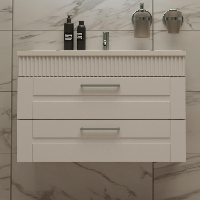 Тумба с раковиной Sanvit Турин 2 80, белая