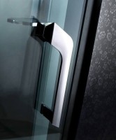 Душевая кабина Orans SR-89101LS черная, с хамамом и сиденьем