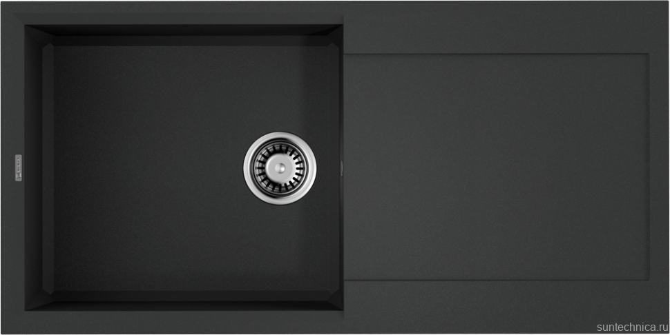 Комплект Мойка Omoikiri Sakaime 100-BL чёрная + Измельчитель Nagare 750