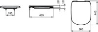 Комплект Ideal Standard Tesi AquaBlade T3868V3