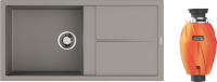 Комплект Мойка Omoikiri Sumi 100A-GR leningrad grey + Измельчитель Nagare 750 Комплект Мойка Omoikiri Sumi 100A-GR leningrad grey + Измельчитель Nagare 750