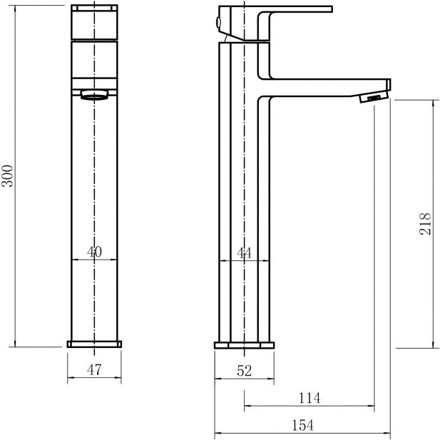 Смеситель для раковины Fashun A51220 сатин