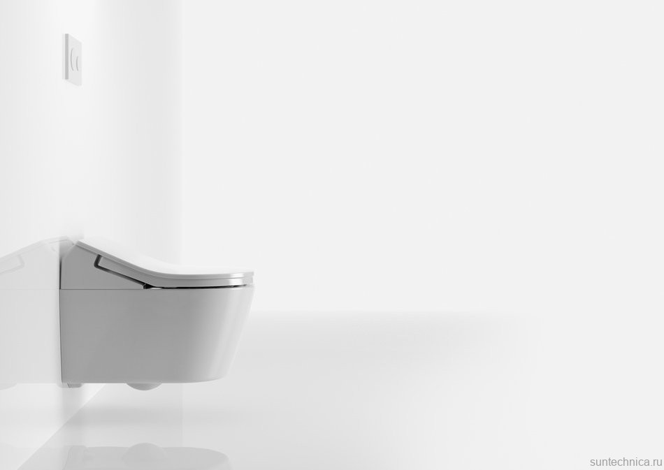 Комплект Унитаз подвесной Toto RP CW542ERY безободковый + Крышка Washlet RX TCF894CG#NW1 с дистанционным управлением + Инсталляция TECE Profil + Крепления TECEprofil 9380014