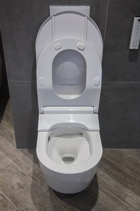 Комплект Унитаз подвесной Toto RP CW542ERY безободковый + Крышка Washlet RX TCF894CG#NW1 с дистанционным управлением + Инсталляция TECE Profil + Крепления TECEprofil 9380014