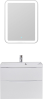Мебель для ванной комнаты BelBagno Marino H60 bianco lucido, 80 см