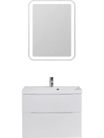 Мебель для ванной комнаты BelBagno Marino H60 bianco lucido, 80 см