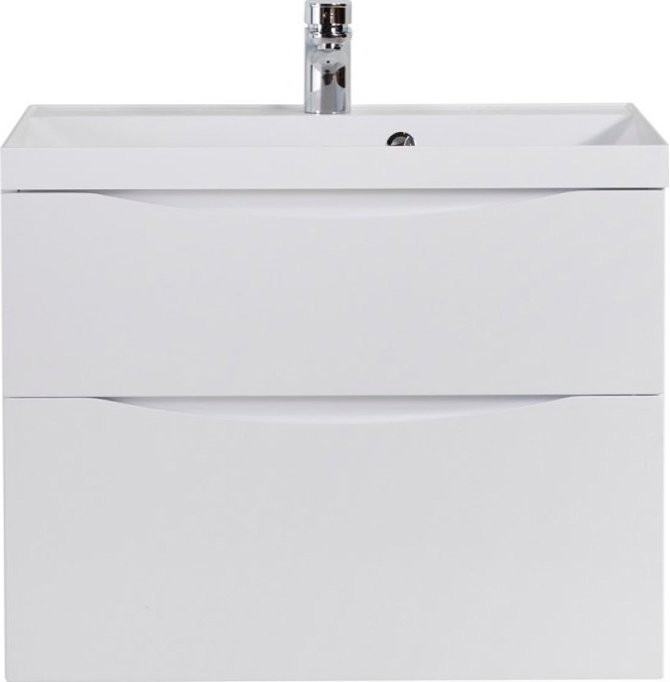 Мебель для ванной комнаты BelBagno Marino H60 bianco lucido, 80 см