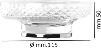 Мыльница Boheme Aura 10251-CR chrome