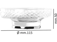 Мыльница Boheme Aura 10251-CR chrome