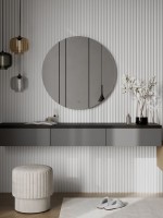 Зеркало круглое CONTINENT Led Ajour 100 см, сенсорное, с холодной подсветкой