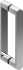 Душевой уголок Ravak Blix BLDZ2 70х80, Transparent, профиль хром