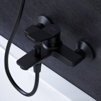Душевая стойка AM.PM Gem F0790022 + Смеситель для ванны с душем AM.PM X-Joy F85A10022