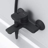 Душевая стойка AM.PM Gem F0790022 + Смеситель для ванны с душем AM.PM X-Joy F85A10022