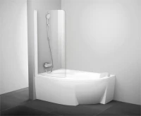 Шторка на ванну Ravak Rosa CVSK1 140/150 L Transparent, профиль белый Шторка на ванну Ravak Rosa CVSK1 140/150 L Transparent, профиль белый