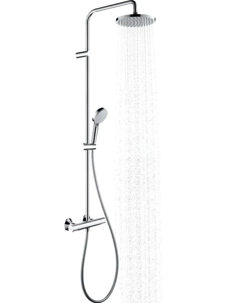 Душевая стойка Hansgrohe Vernis Blend 26276000 Showerpipe 200 1jet с термостатом, хром