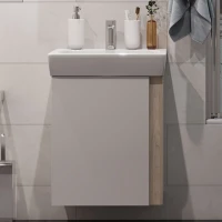 Мебель для ванной комнаты AQUATON Кантри 55 белый/дуб верона