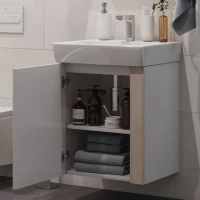 Мебель для ванной комнаты AQUATON Кантри 55 белый/дуб верона