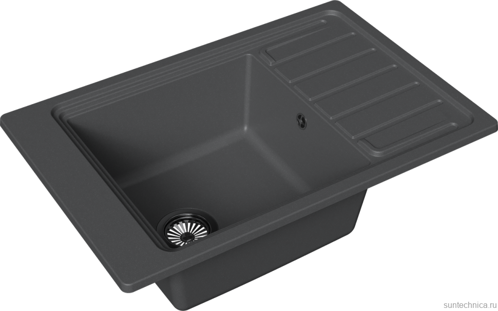 Мойка кухонная Domaci Римини DG U-503 серая
