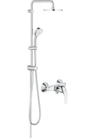 Душевая стойка Grohe BauCurve 27394002 + Смеситель для душа Grohe BauCurve 23631000