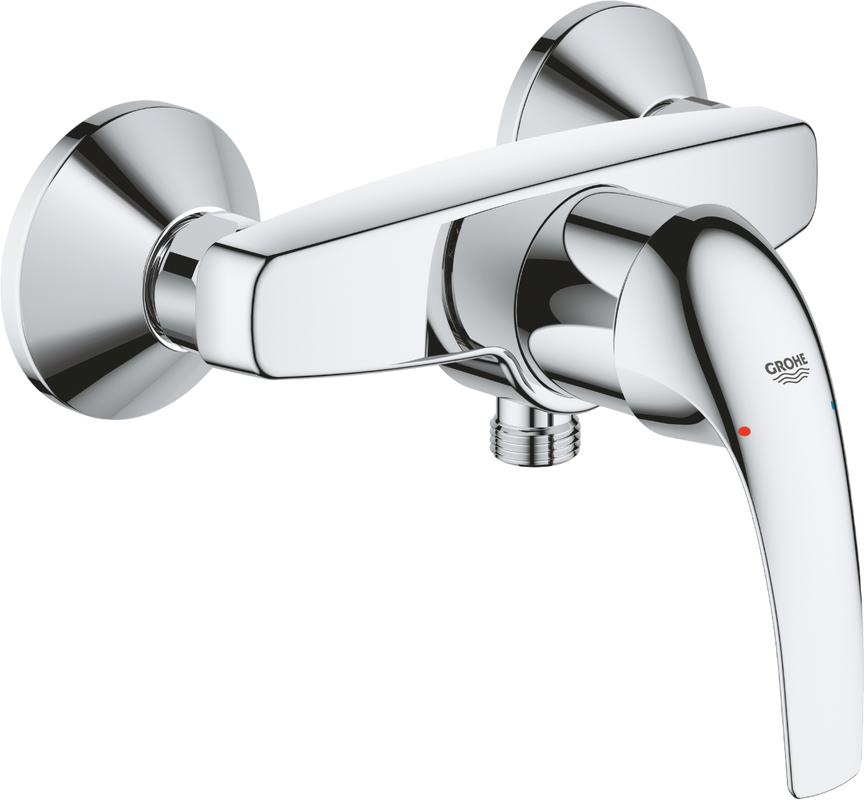 Душевая стойка Grohe BauCurve 27394002 + Смеситель для душа Grohe BauCurve 23631000