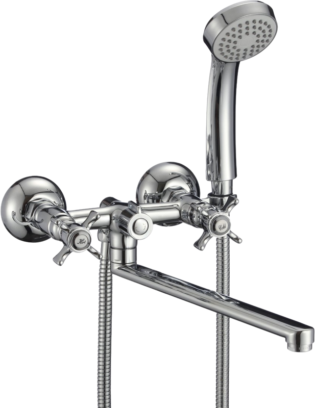 Смеситель с длинным изливом для ванны D-lin 807-F D143807-F хром