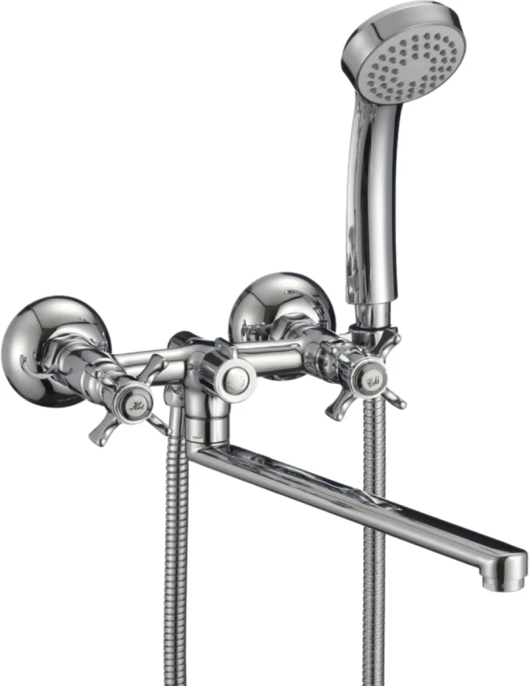 Смеситель с длинным изливом для ванны D-lin 807-F D143807-F хром