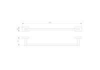 Полотенцедержатель Wonzon & Woghand WW-9312 темный графит