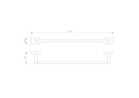 Полотенцедержатель Wonzon & Woghand WW-9312 темный графит Полотенцедержатель Wonzon & Woghand WW-9312 темный графит