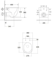 Комплект Унитаз подвесной BOND Oval F01-10 безободковый, с микролифтом, белый + Крепления Geberit Duofix 111.815.00.1 к стене + Звукоизоляция + Инсталляция UP 320 111.300.00.5 + Кнопка Sigma 01 115.770.11.5 белая