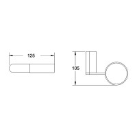 Стакан Rose RG17T RG1712T пепельный