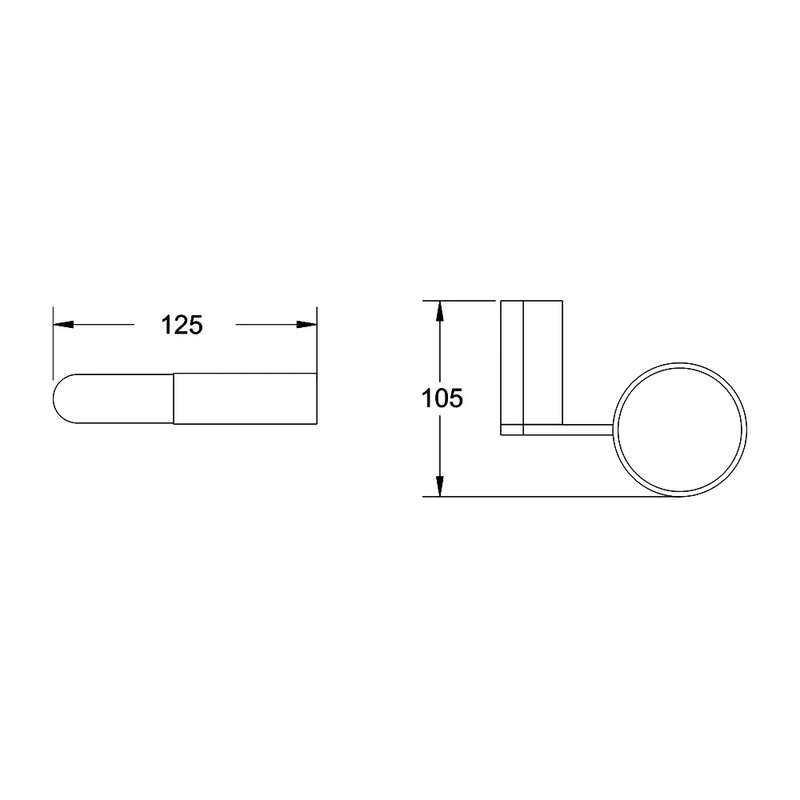 Стакан Rose RG17T RG1712T пепельный
