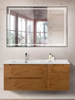 Тумба с раковиной BelBagno Etna L, 120 2 ящика, дверца, rovere nature