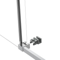 Душевой уголок Vincea Slim Soft VSR-1SS9012CLBN 120x90, профиль брашированный никель, стекло прозрачное