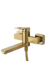 Смеситель для ванны с душем Wonzon & Woghand Frame WW-88639010-BG брашированное золото