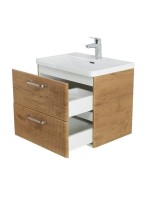 Мебель для ванной комнаты BelBagno Due 50 ручки матовый атласный никель, rovere nature