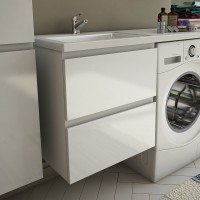 Мебель для ванной комнаты Эстет Dallas Luxe 115 L подвесная, 2 ящика