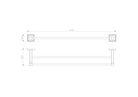 Полотенцедержатель Wonzon & Woghand WW-7211 бронза