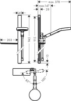 Душевой комплект Hansgrohe Rainfinity 250 (3 jet) 26232000 + 27671000 + 26455000 + 15761000 + 15764000