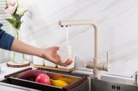 Смеситель для кухни Frap H52 F4352-23 бежевый