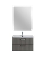 Мебель для ванной комнаты BelBagno Due 80 ручки хром полированный, сатин