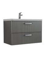 Мебель для ванной комнаты BelBagno Due 80 ручки хром полированный, сатин