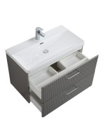 Мебель для ванной комнаты BelBagno Due 80 ручки хром полированный, сатин