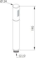 Смеситель для ванны с душем Remer Infinity I02NO черный матовый