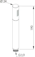 Смеситель для ванны с душем Remer Infinity I02NO черный матовый