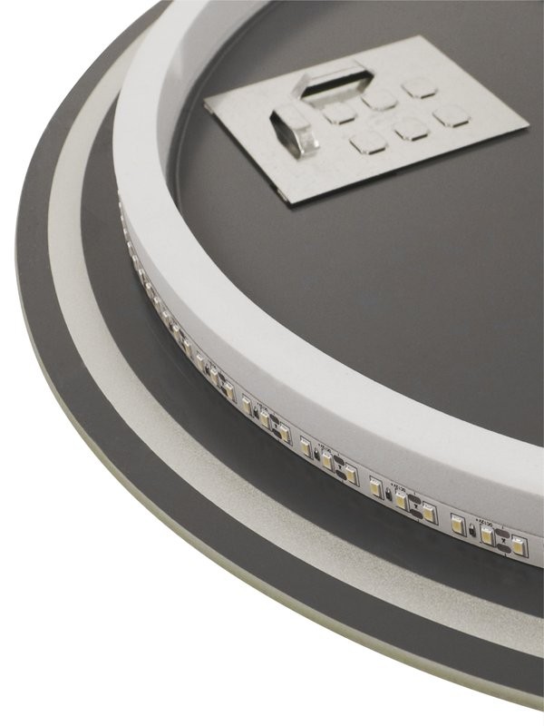 Зеркало круглое CONTINENT Led Lumina 80х80 см, бесконтактный сенсор, с холодной подсветкой