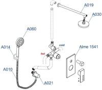 Душевой комплект Wasserkraft A14130